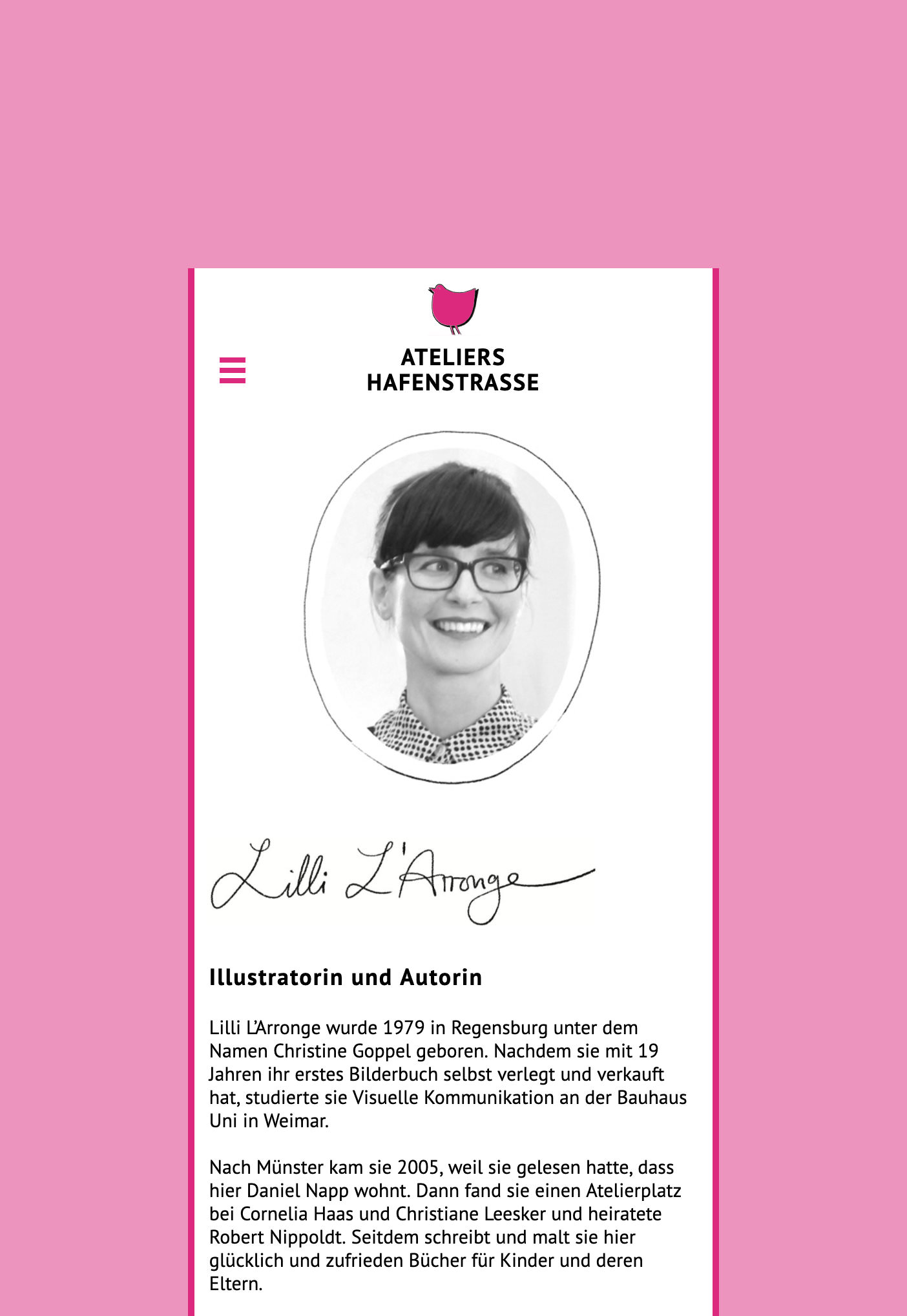 Ateliers Hafenstraße Screenshot 2