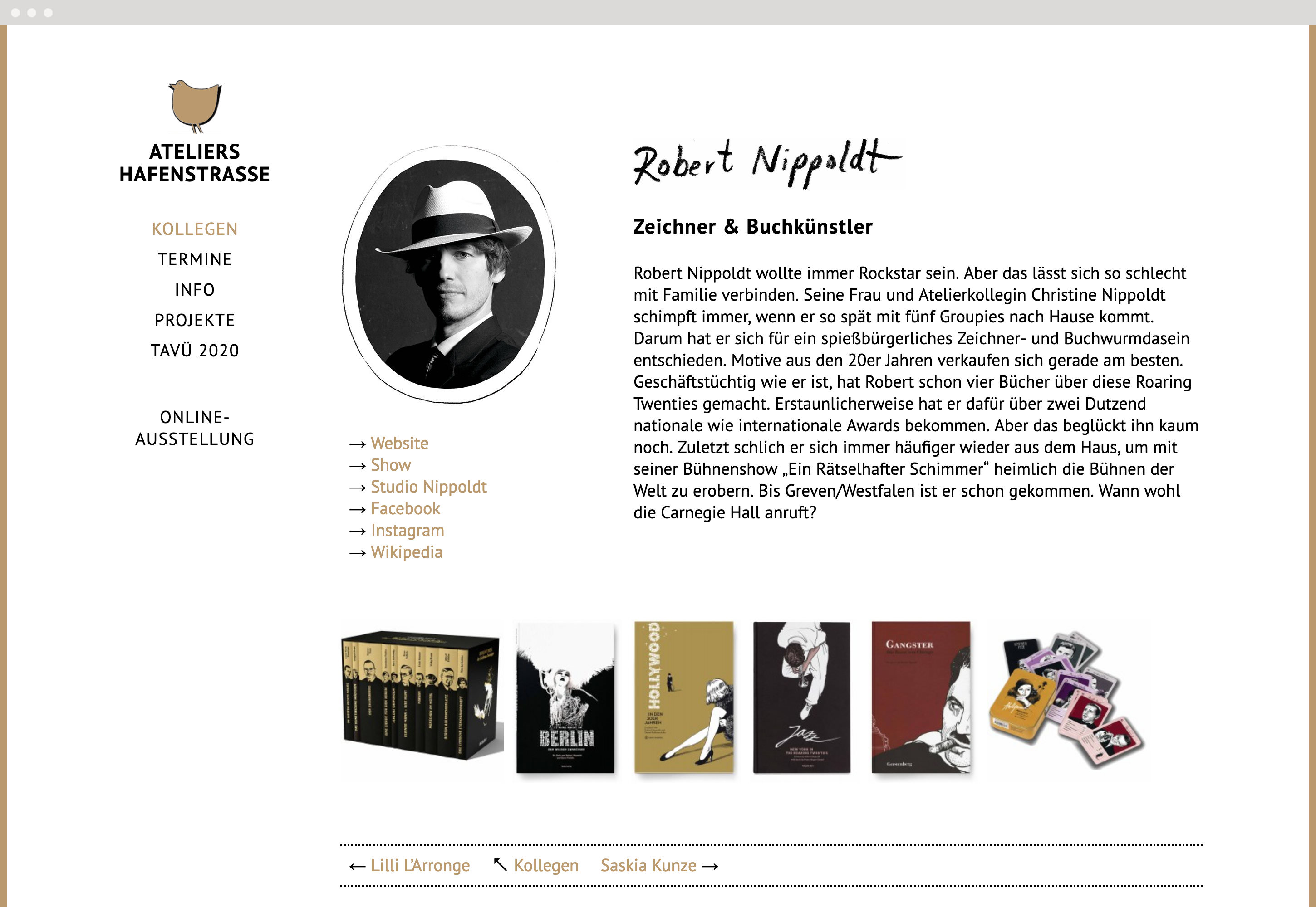 Ateliers Hafenstraße Screenshot 1