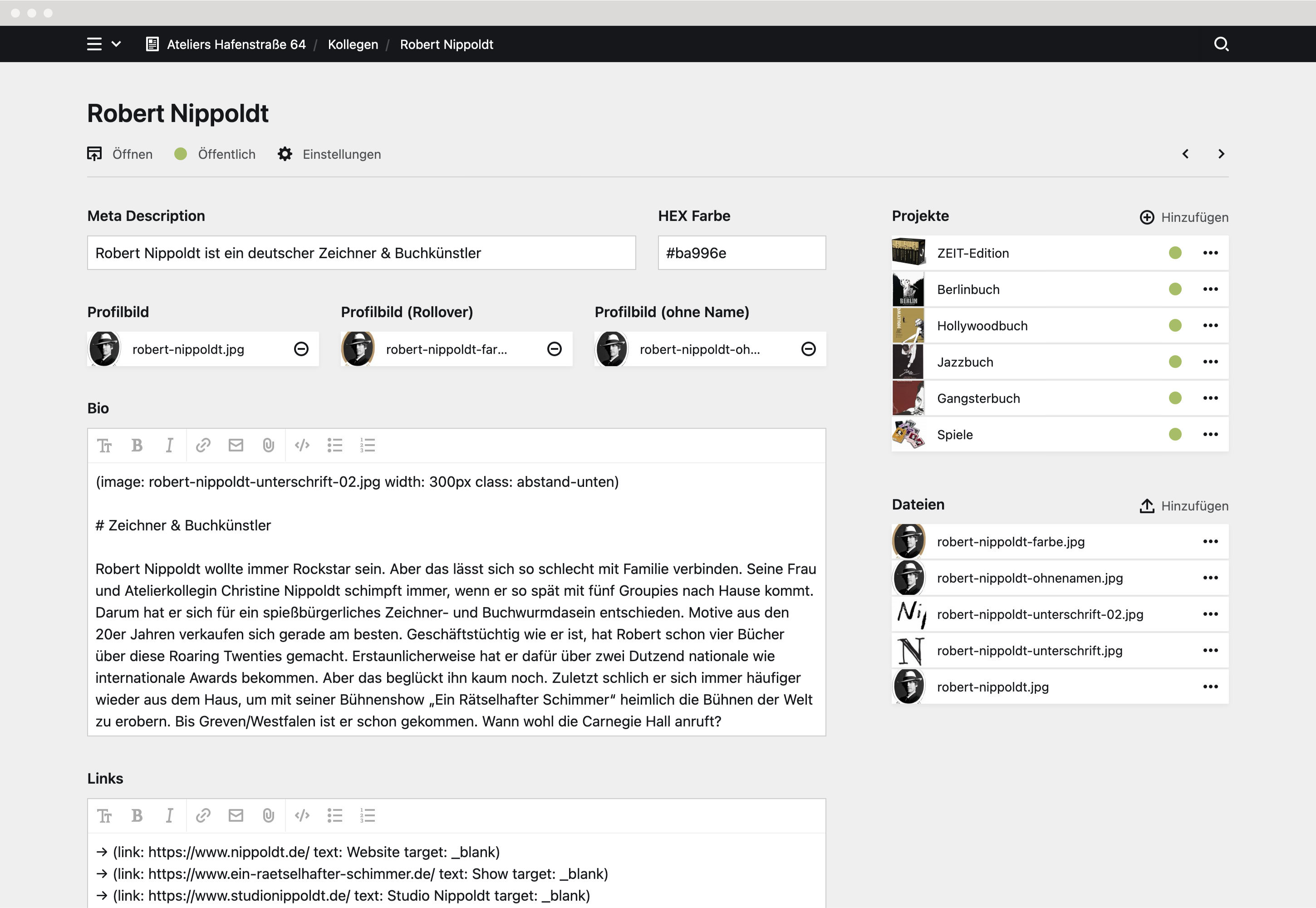 Ateliers Hafenstraße Screenshot 5