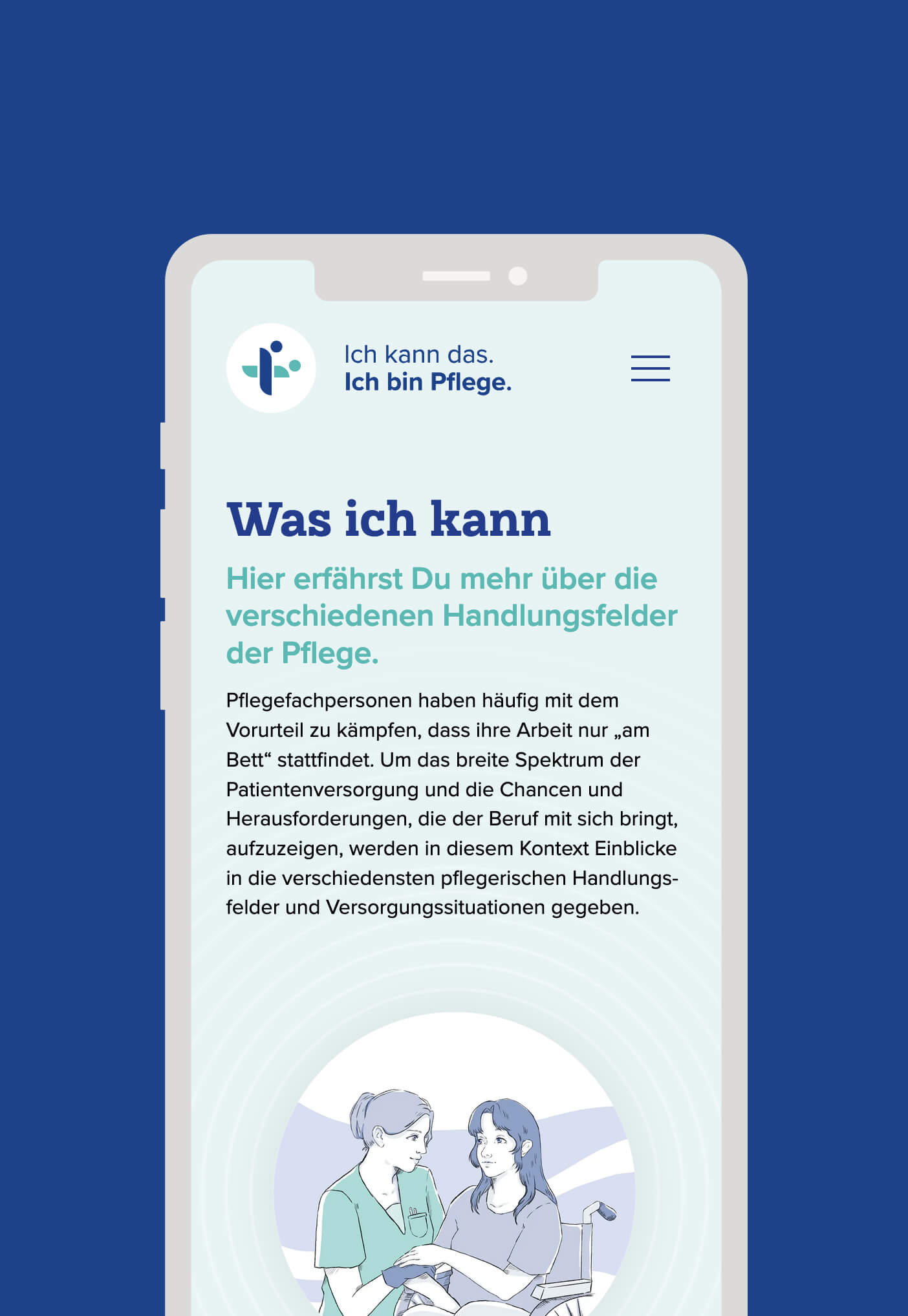 Ich bin Pflege
