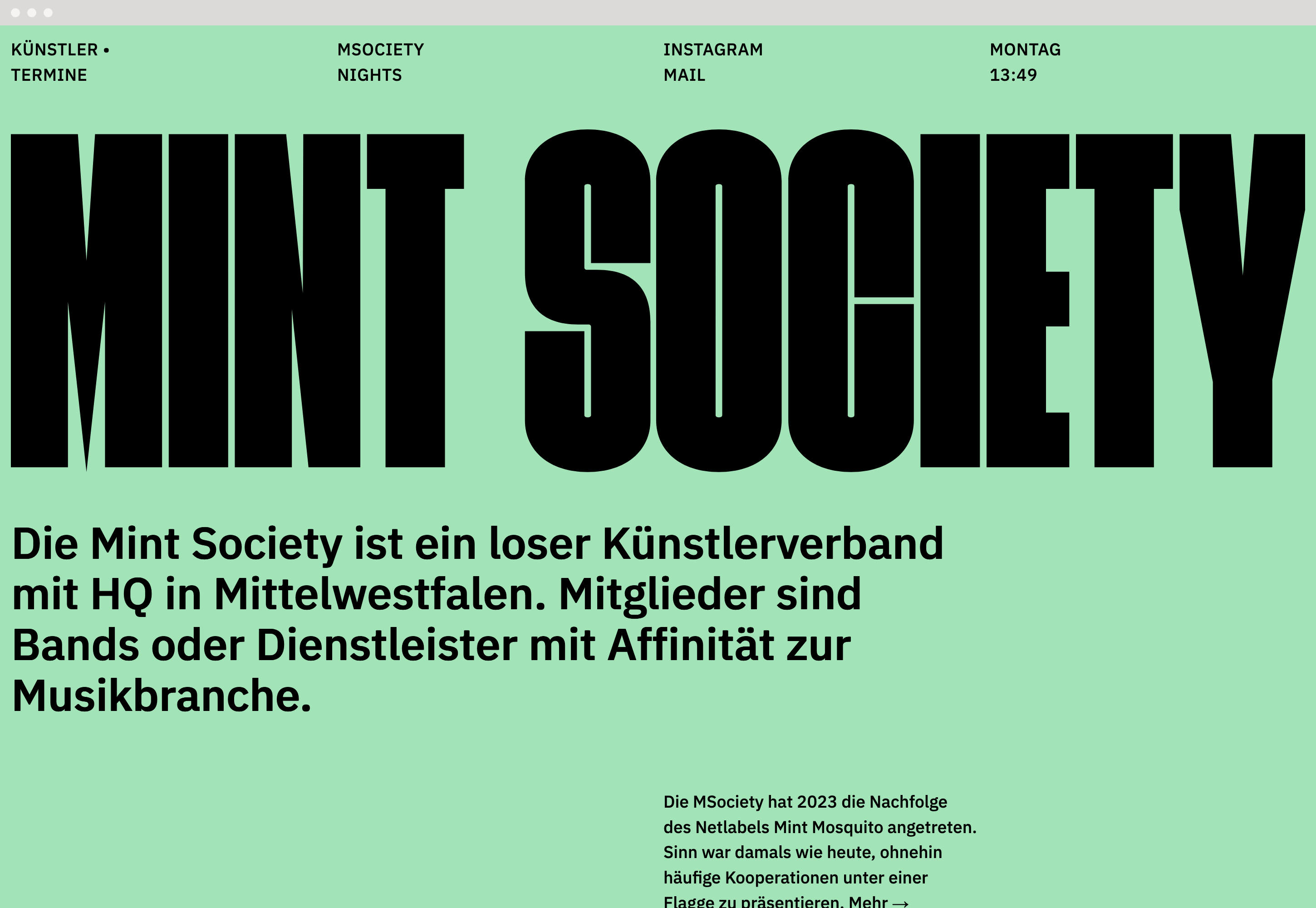 Mint Society Screenshot 1
