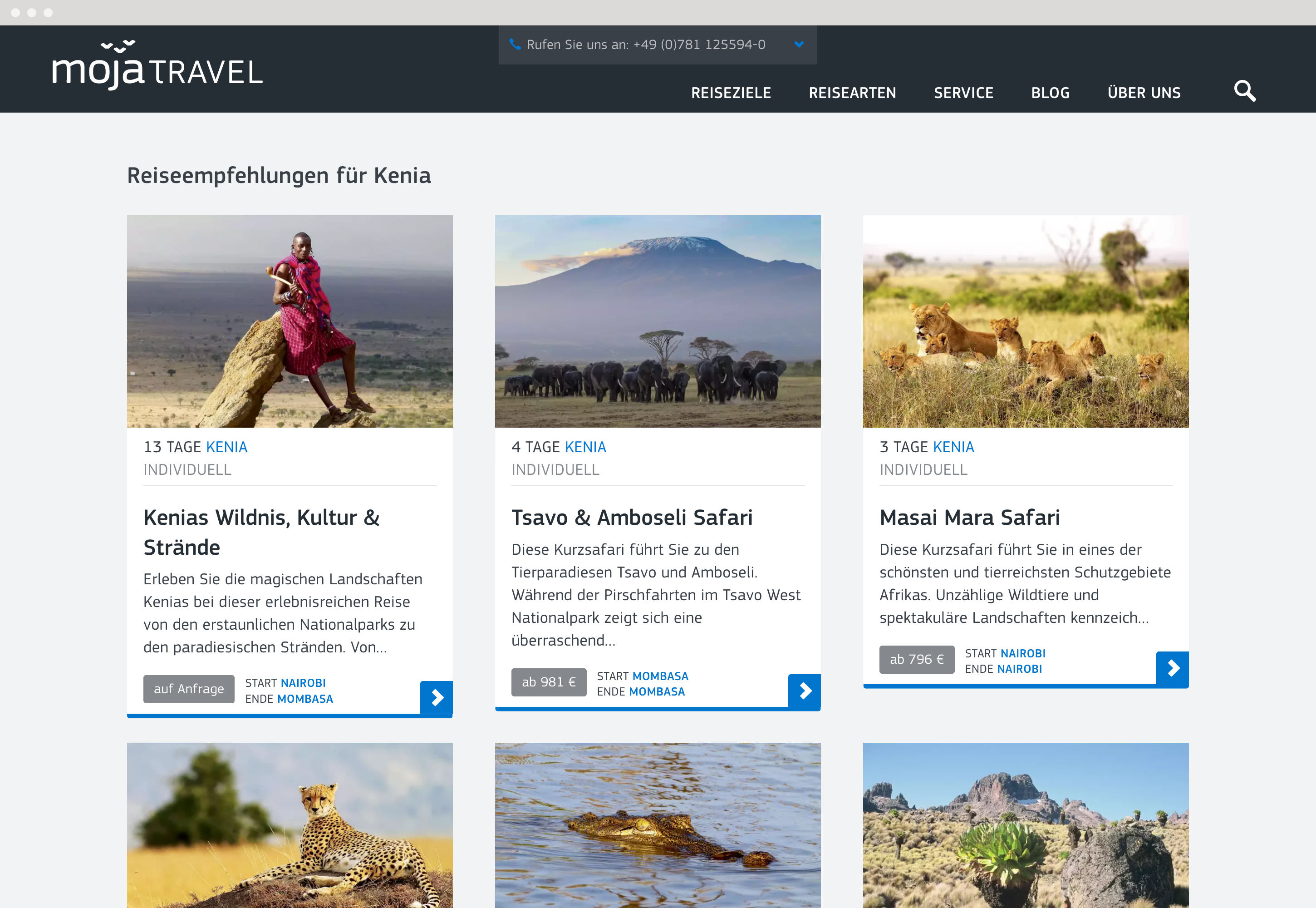 Moja Travel Screenshot 1
