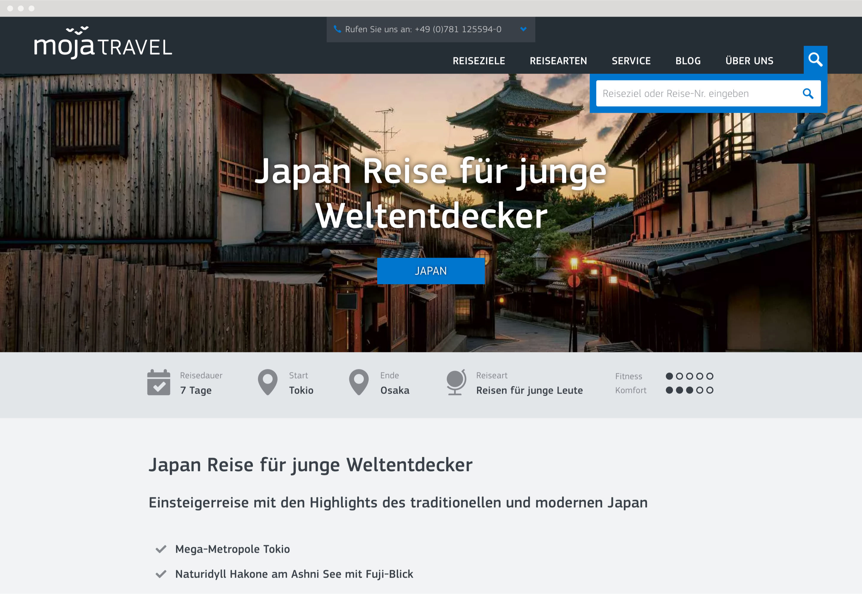 Moja Travel Screenshot 2
