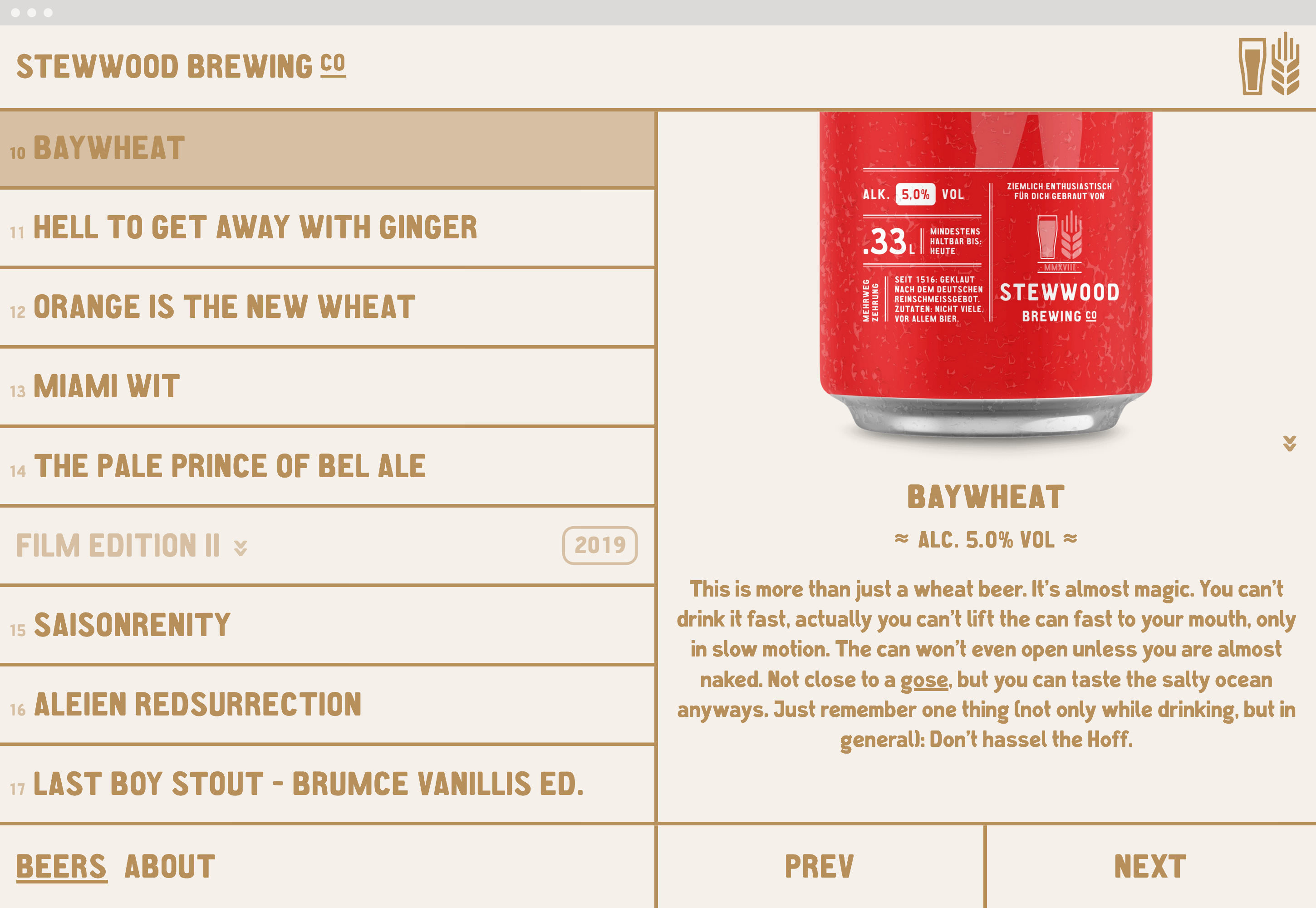 Stewwood Brewing Co. Screenshot 4