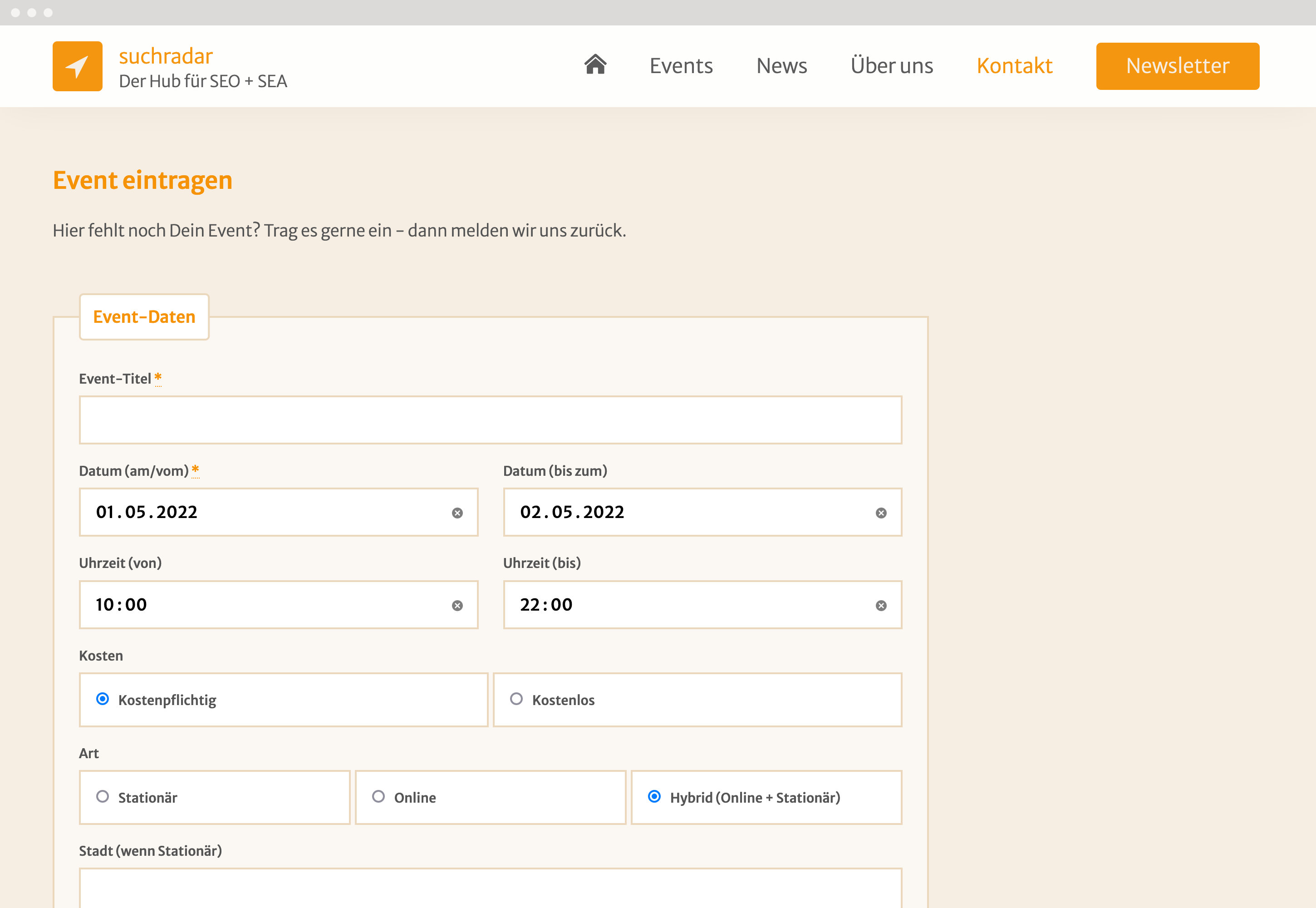 Suchradar Screenshot 5