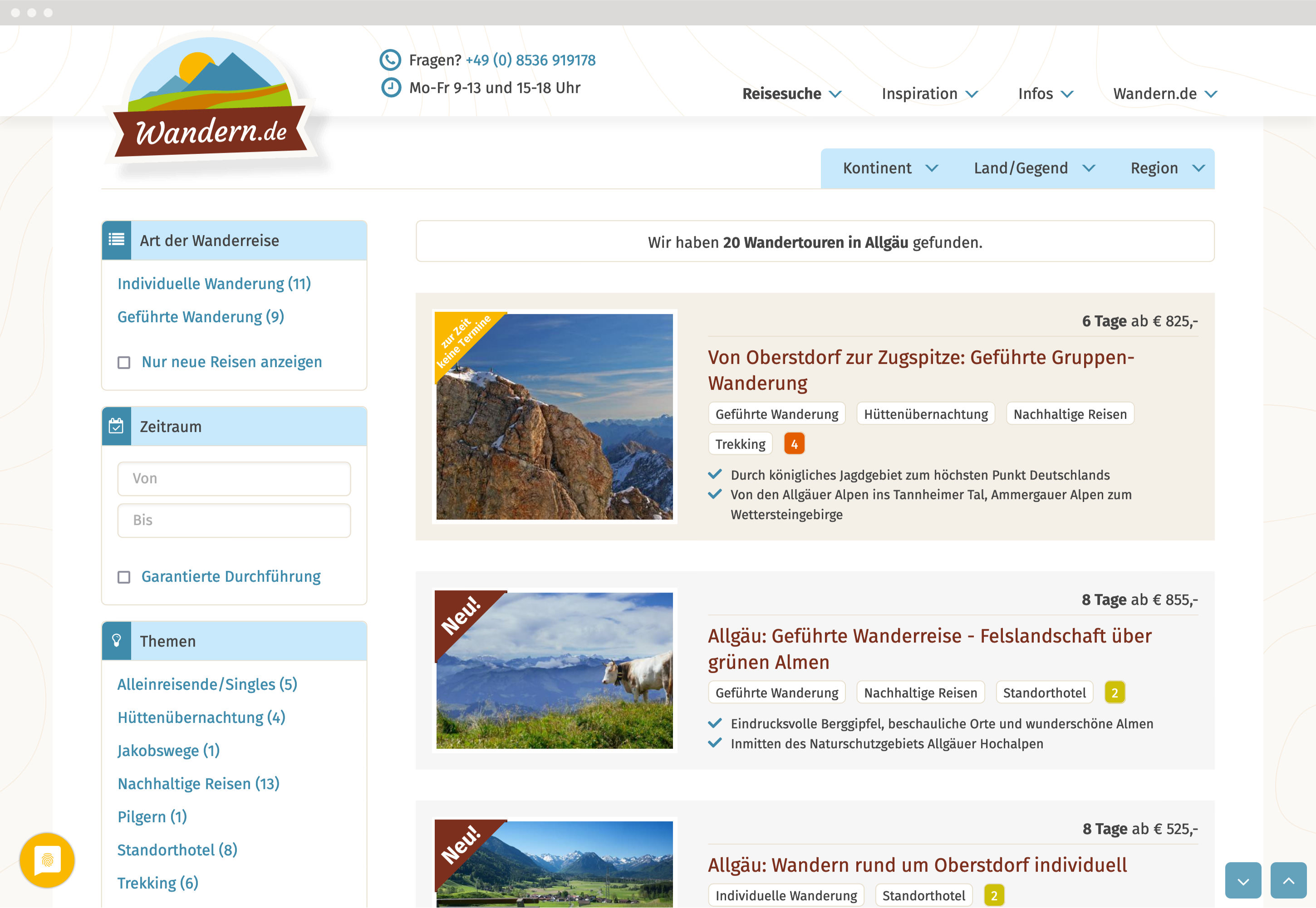 Wandern.de Screenshot 2