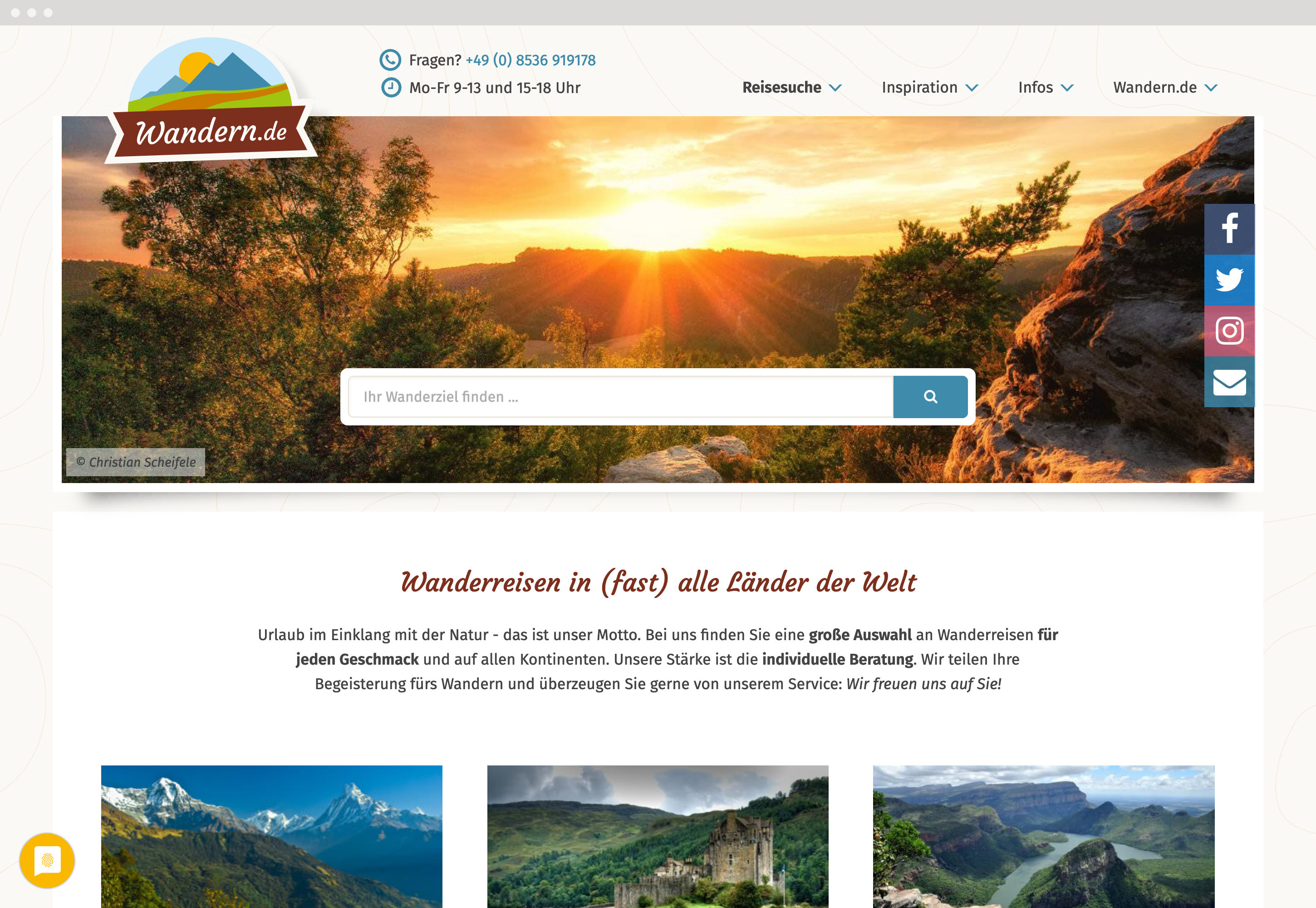 Wandern.de Screenshot 1