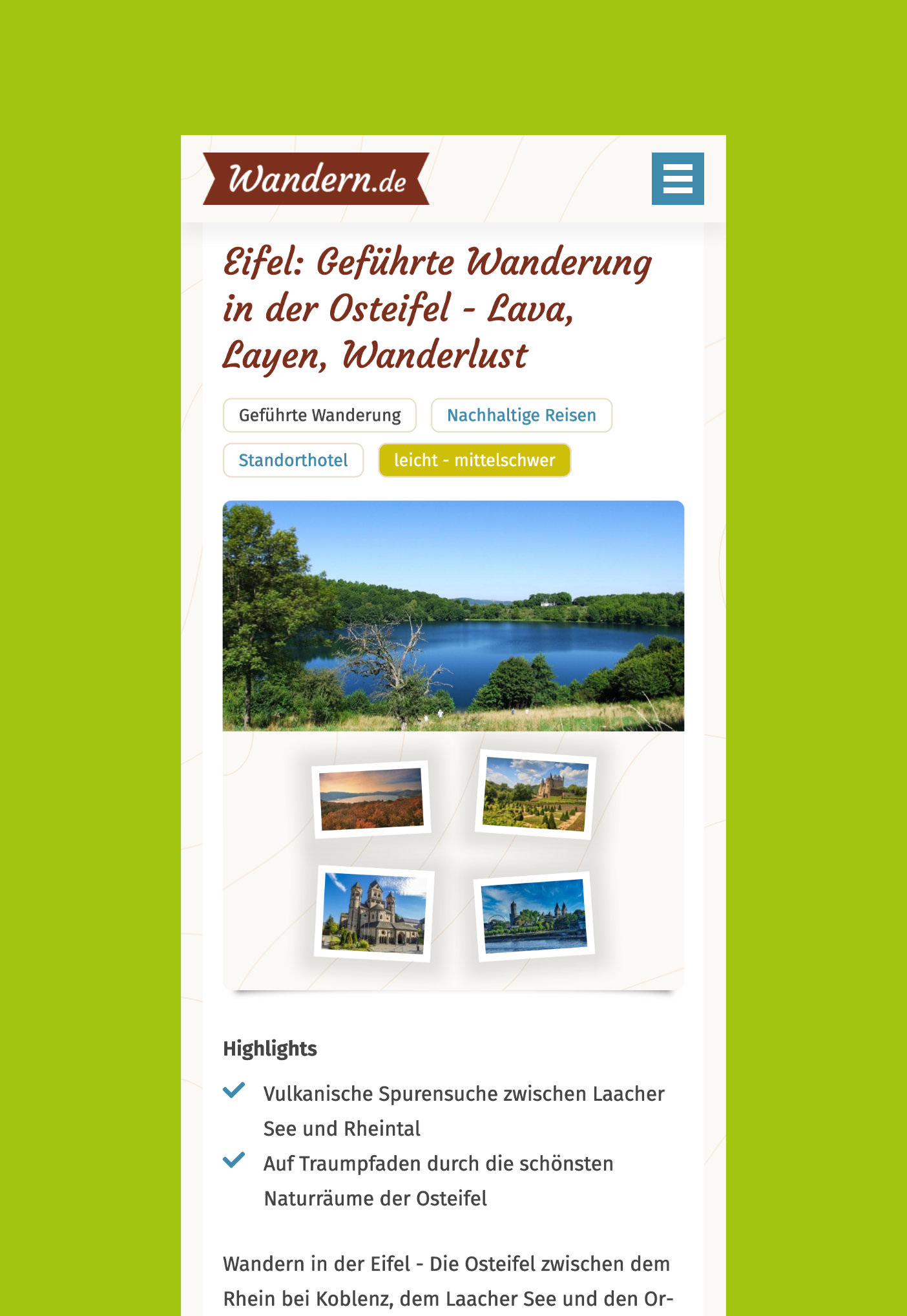 Wandern.de Screenshot 3