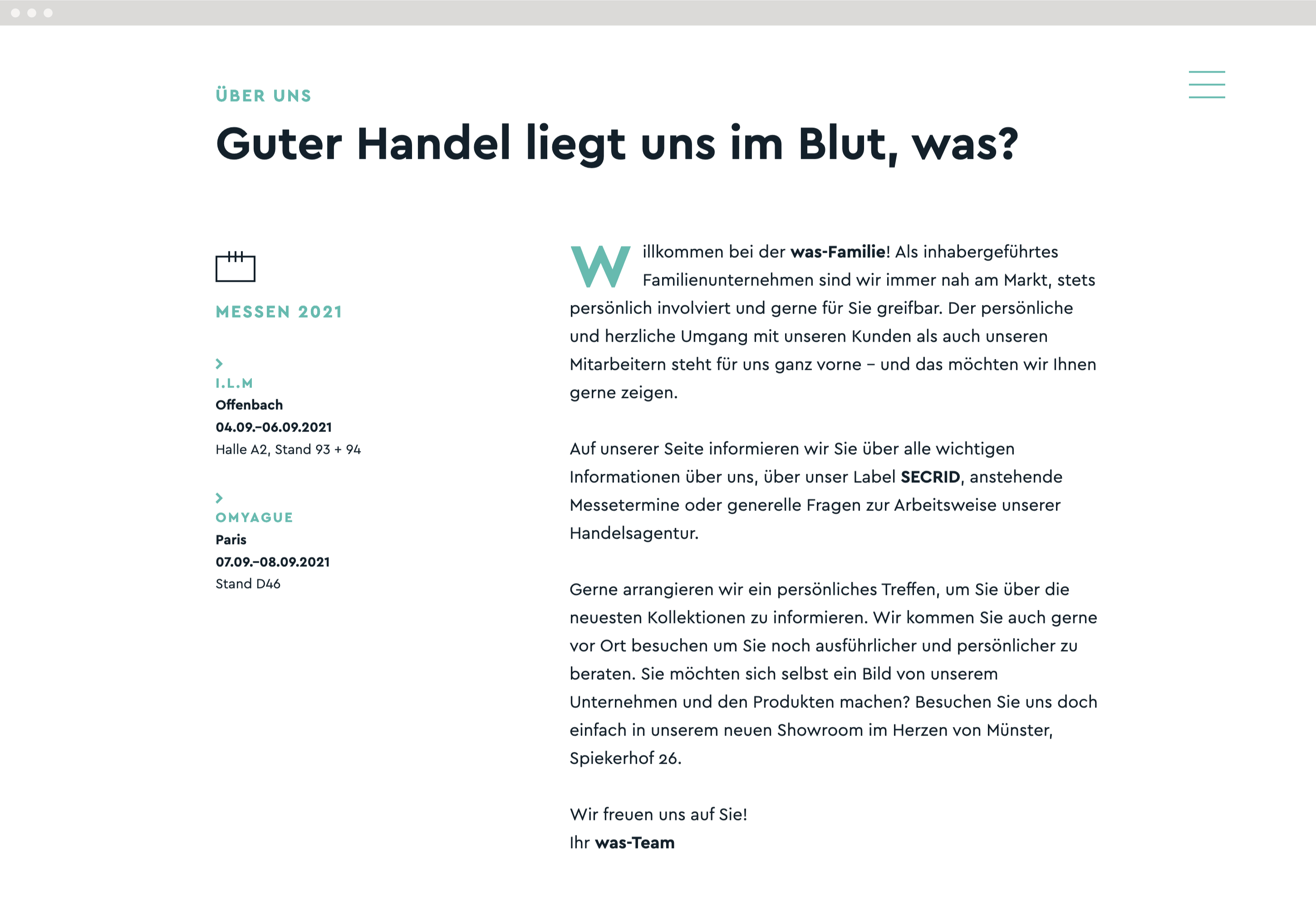 was Handelsagentur Screenshot 2